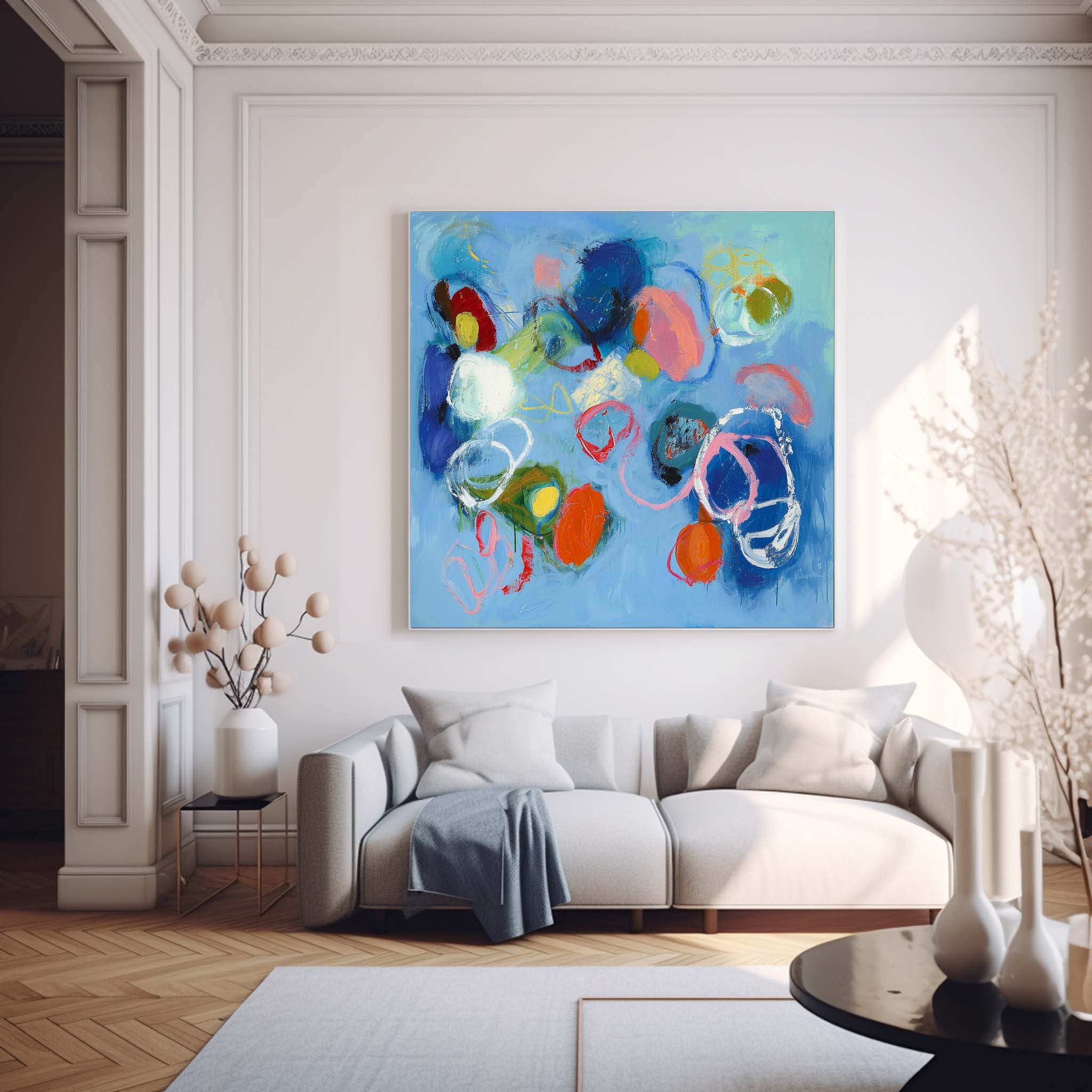 Abstract Canvas Art #AB378