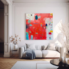 Abstract Canvas Art #AB429