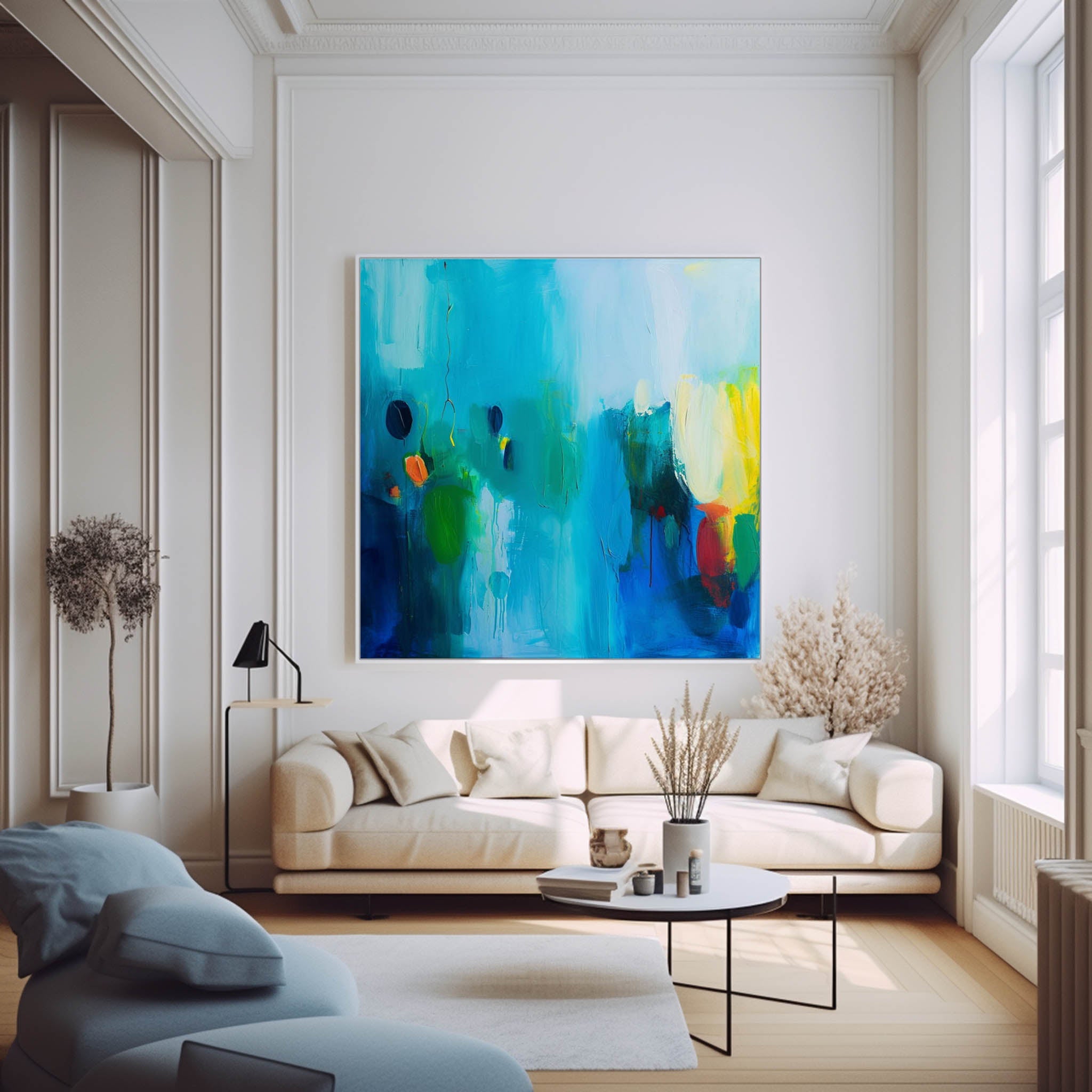 Abstract Canvas Art #AB389