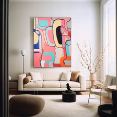 Abstract Canvas Art #AB434