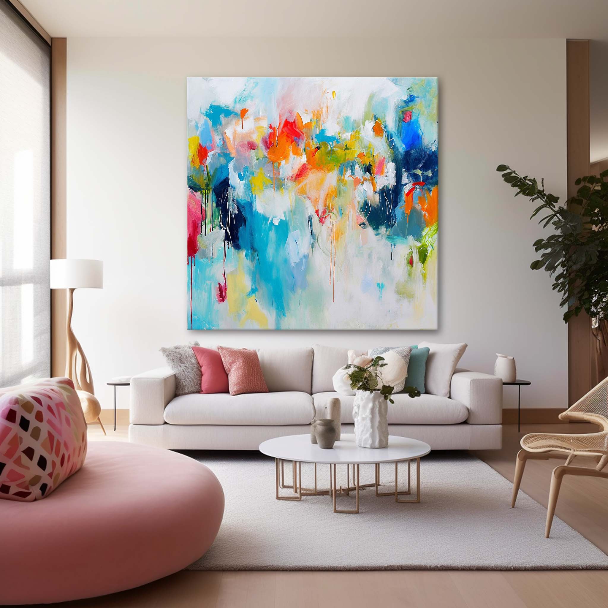 Abstract Canvas Art #AB421