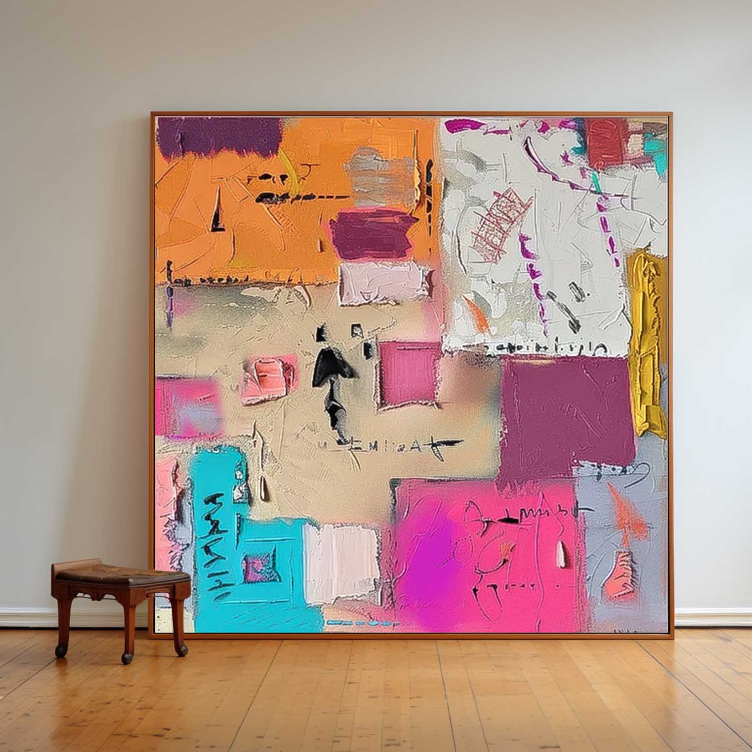 Abstract Canvas Art #AB566