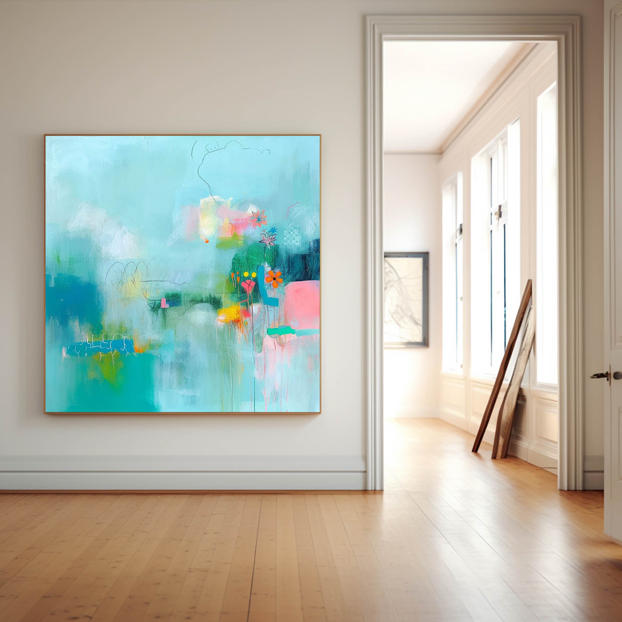 Abstract Canvas Art #AB451