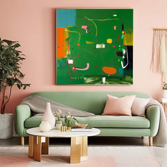 Abstract Canvas Art #AB380