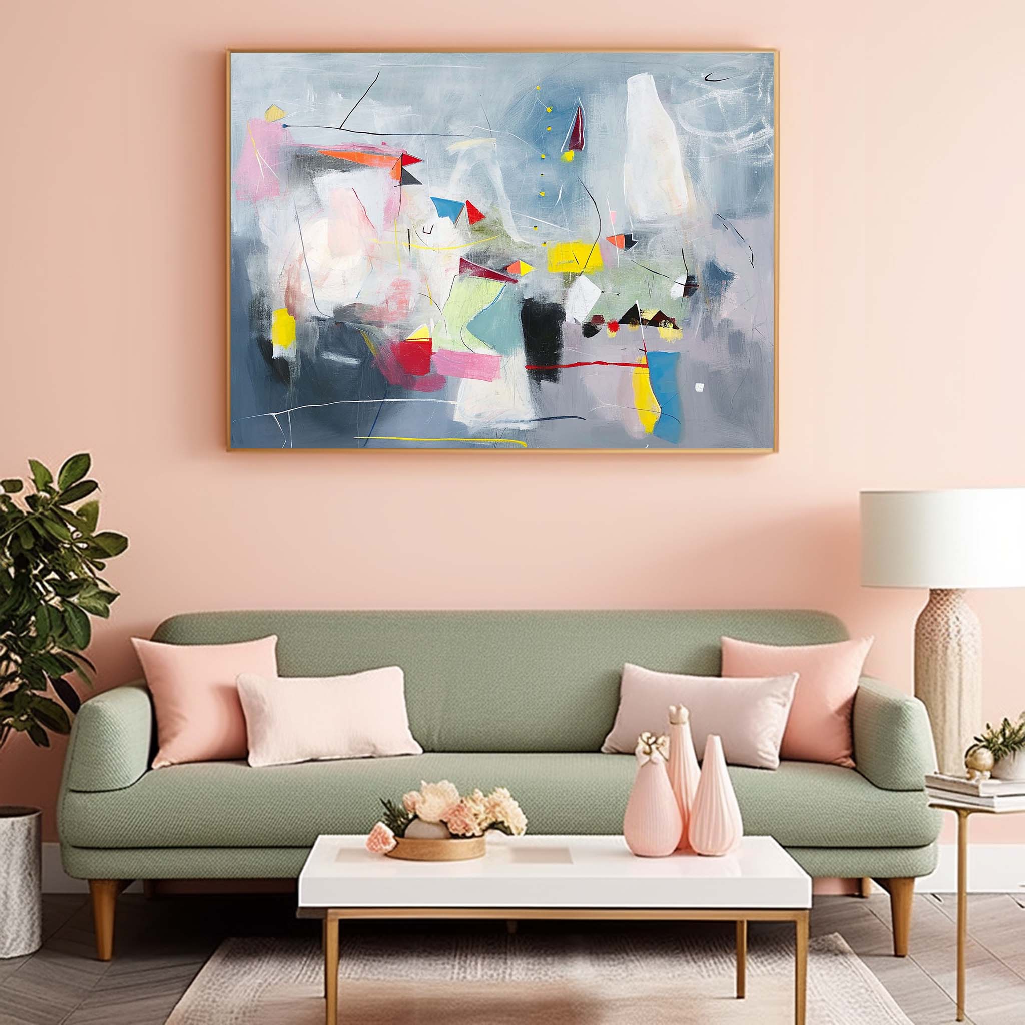 Abstract Canvas Art #AB431
