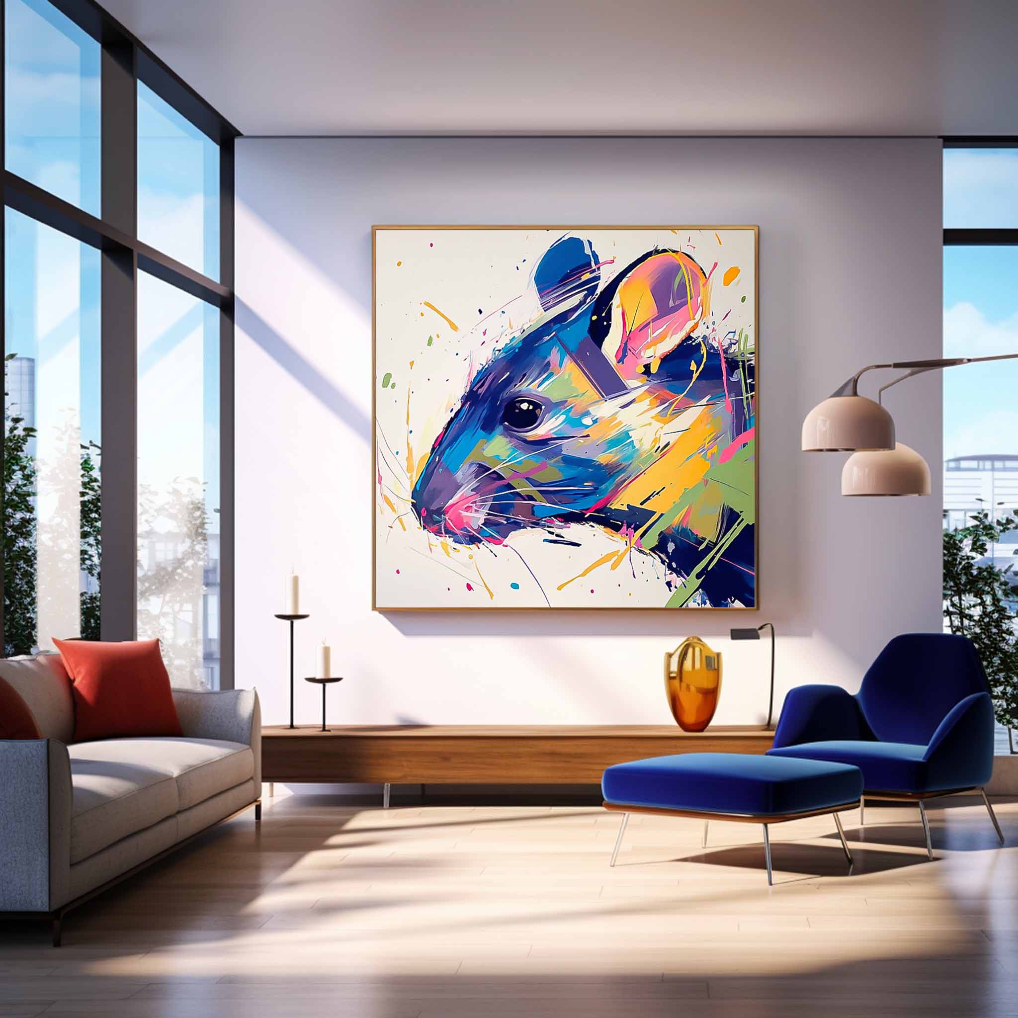 Animal Canvas Art #AN097
