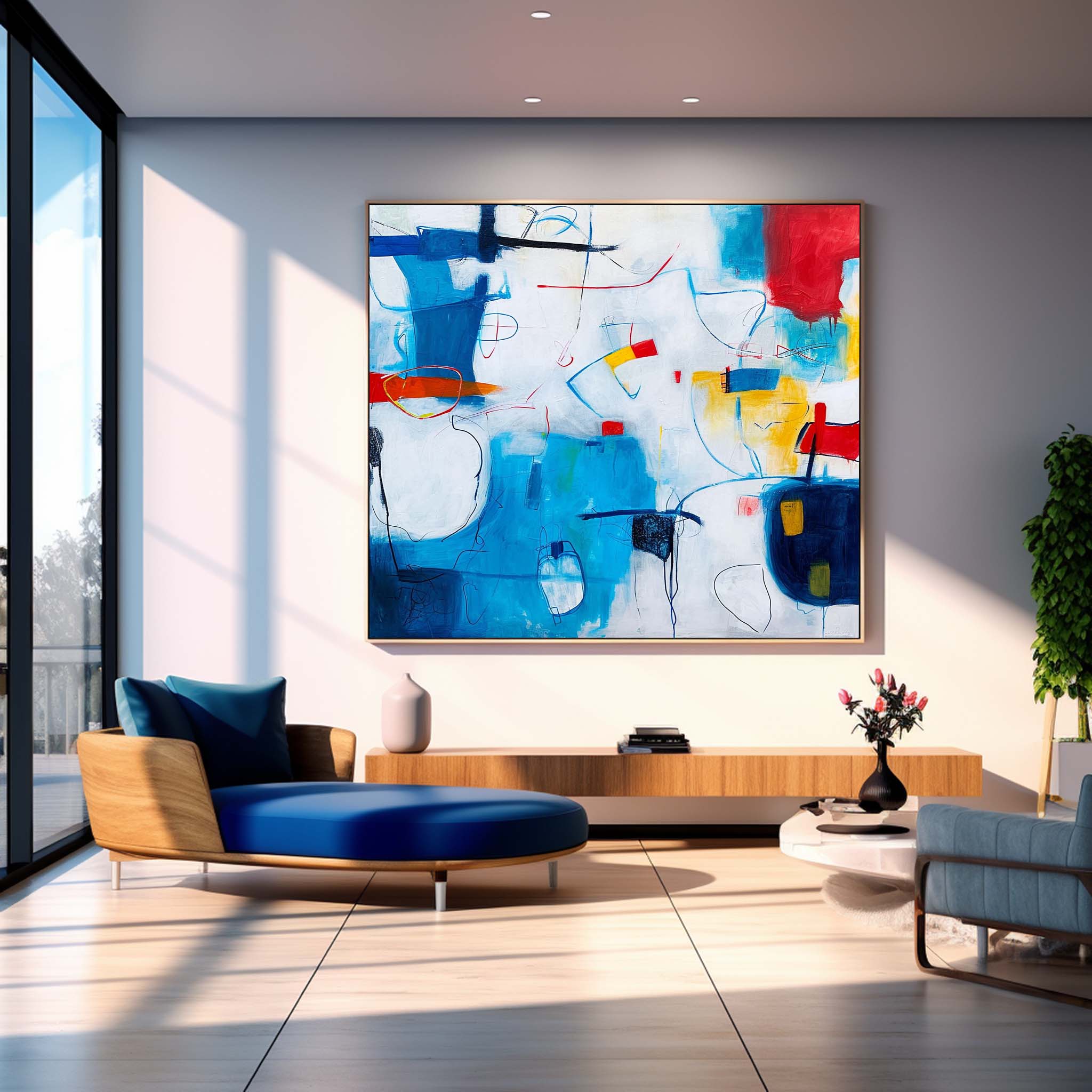 Abstract Canvas Art #AB442