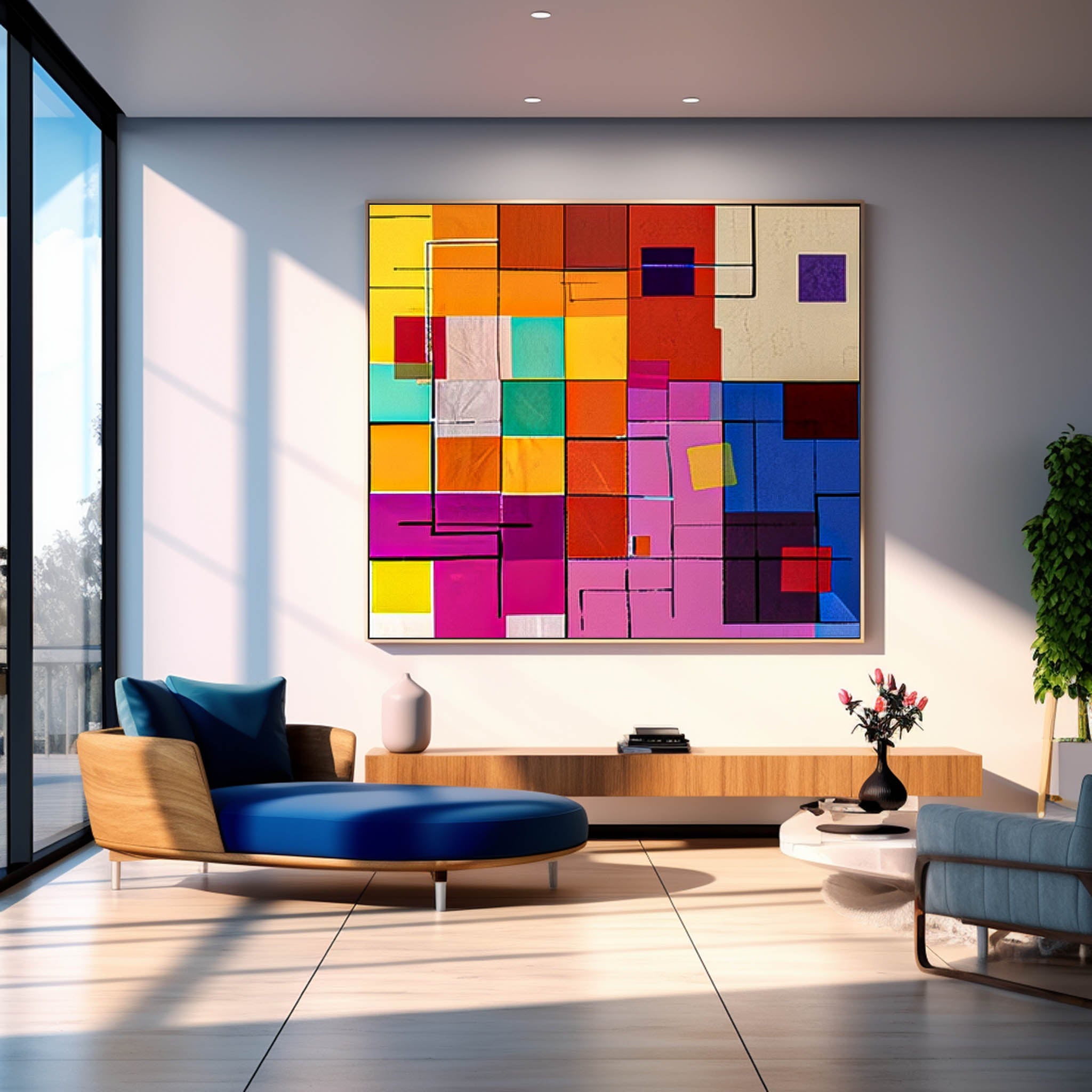 Abstract Canvas Art #AB487