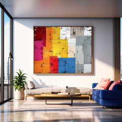 Abstract Canvas Art #AB489