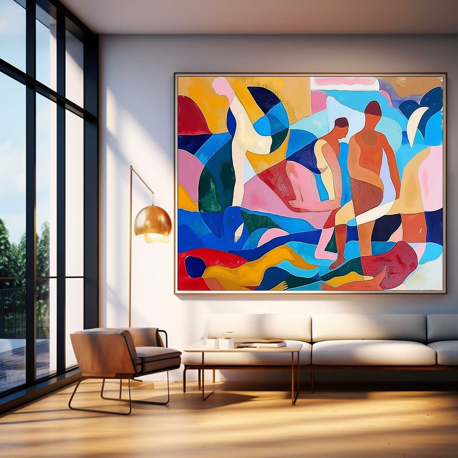 Abstract Canvas Art #AB547