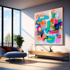 Abstract Canvas Art #AB448