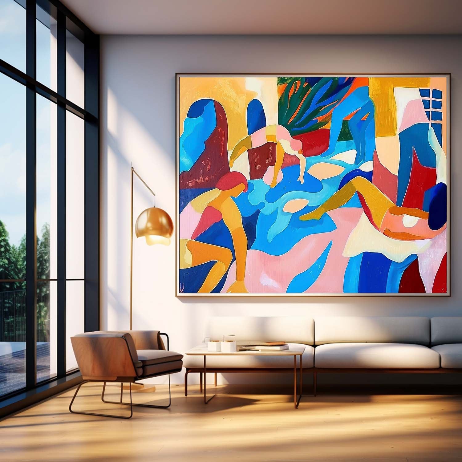 Abstract Canvas Art #AB548
