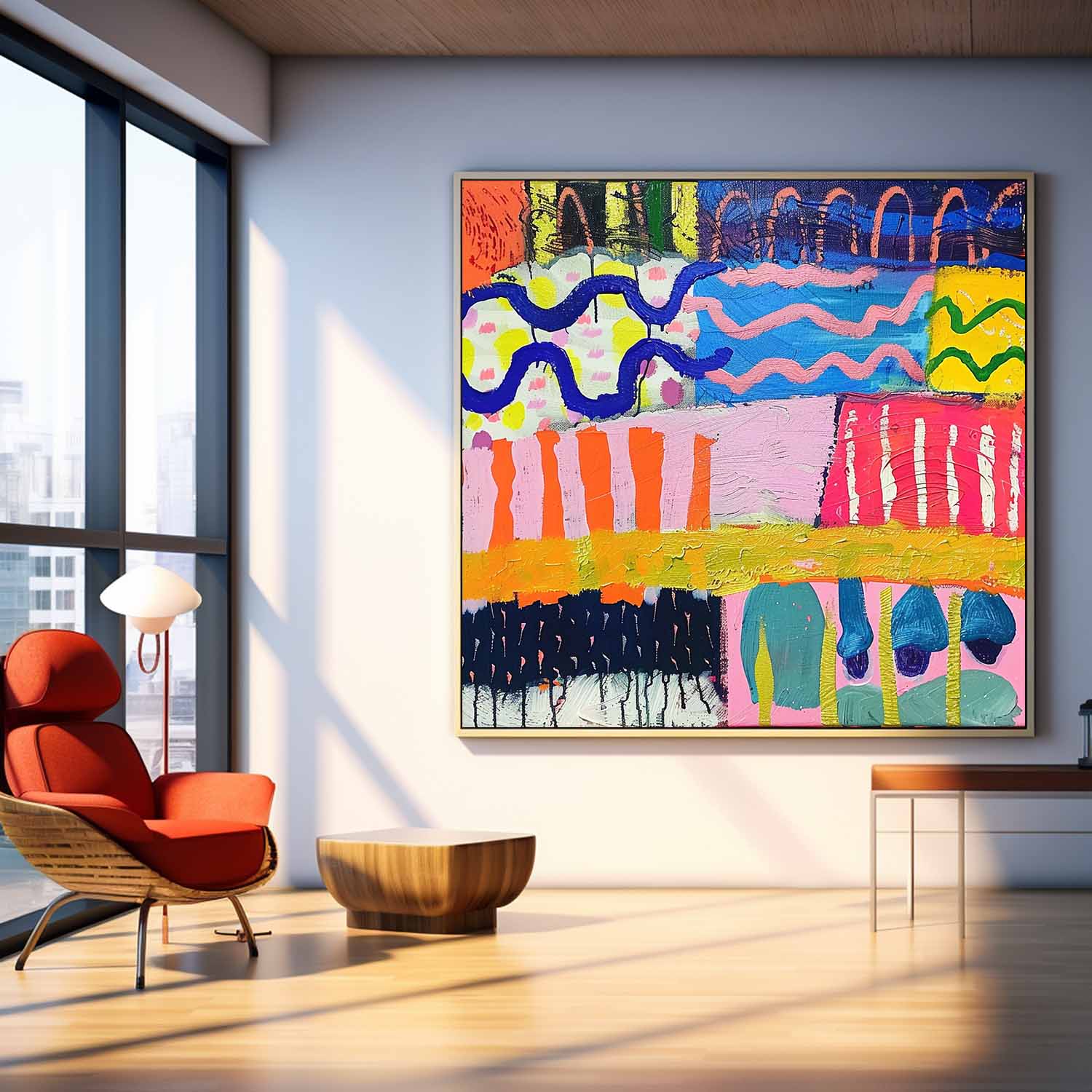 Abstract Canvas Art #AB681