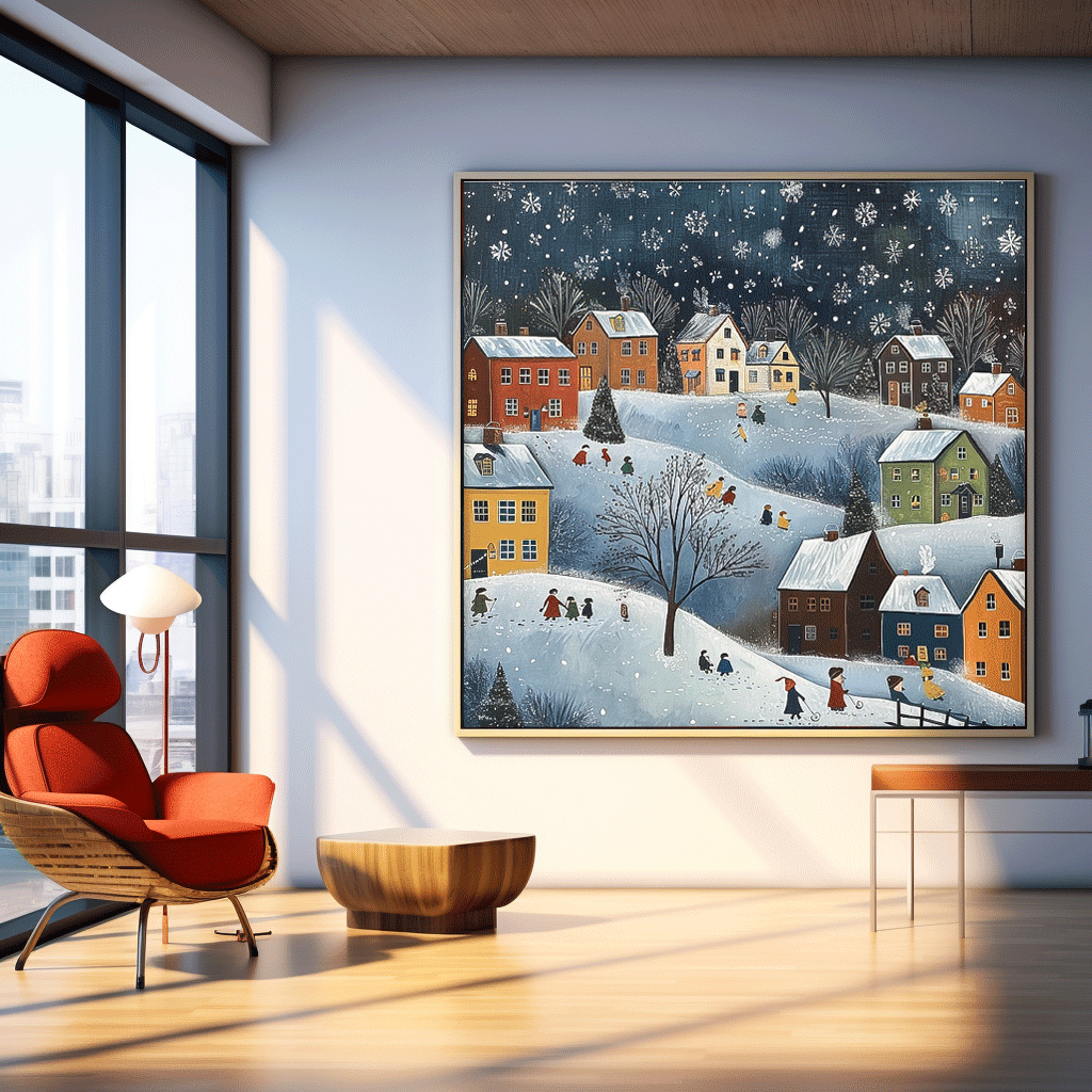 Landscape Canvas Art #LA055