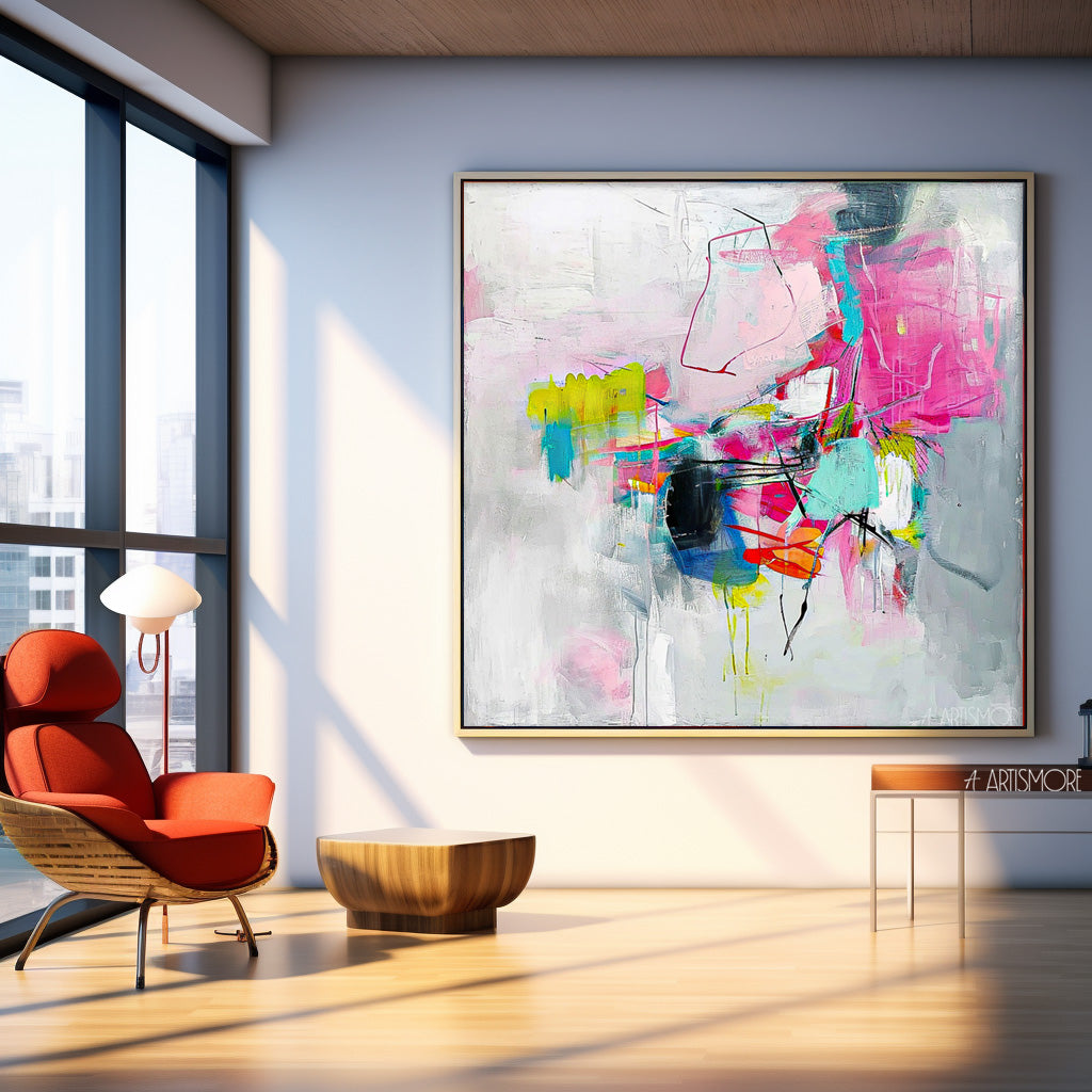 Abstract Canvas Art #AB466