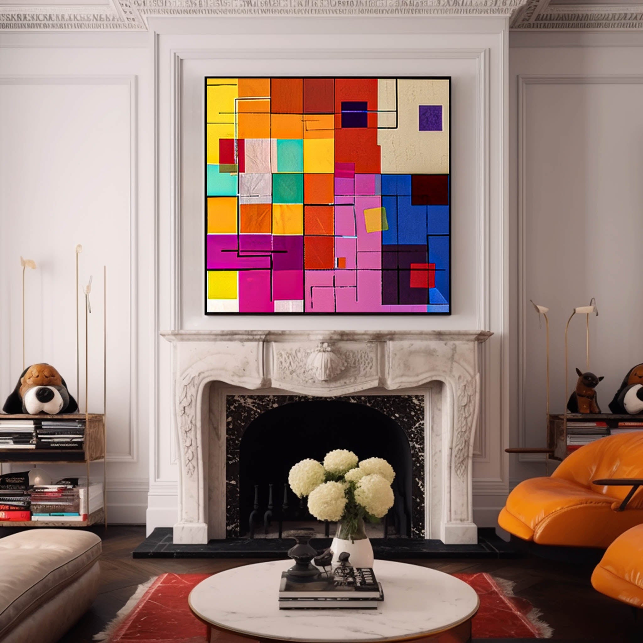 Abstract Canvas Art #AB487