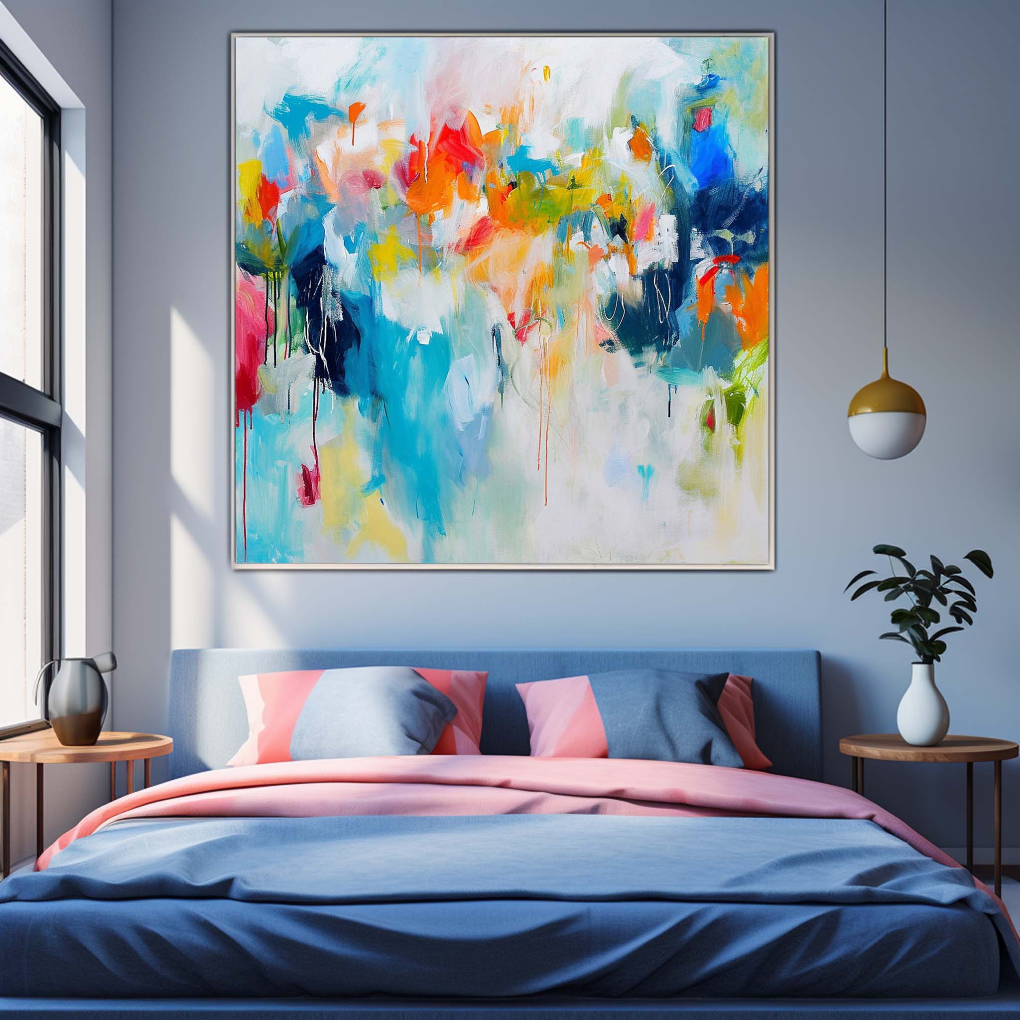 Abstract Canvas Art #AB421