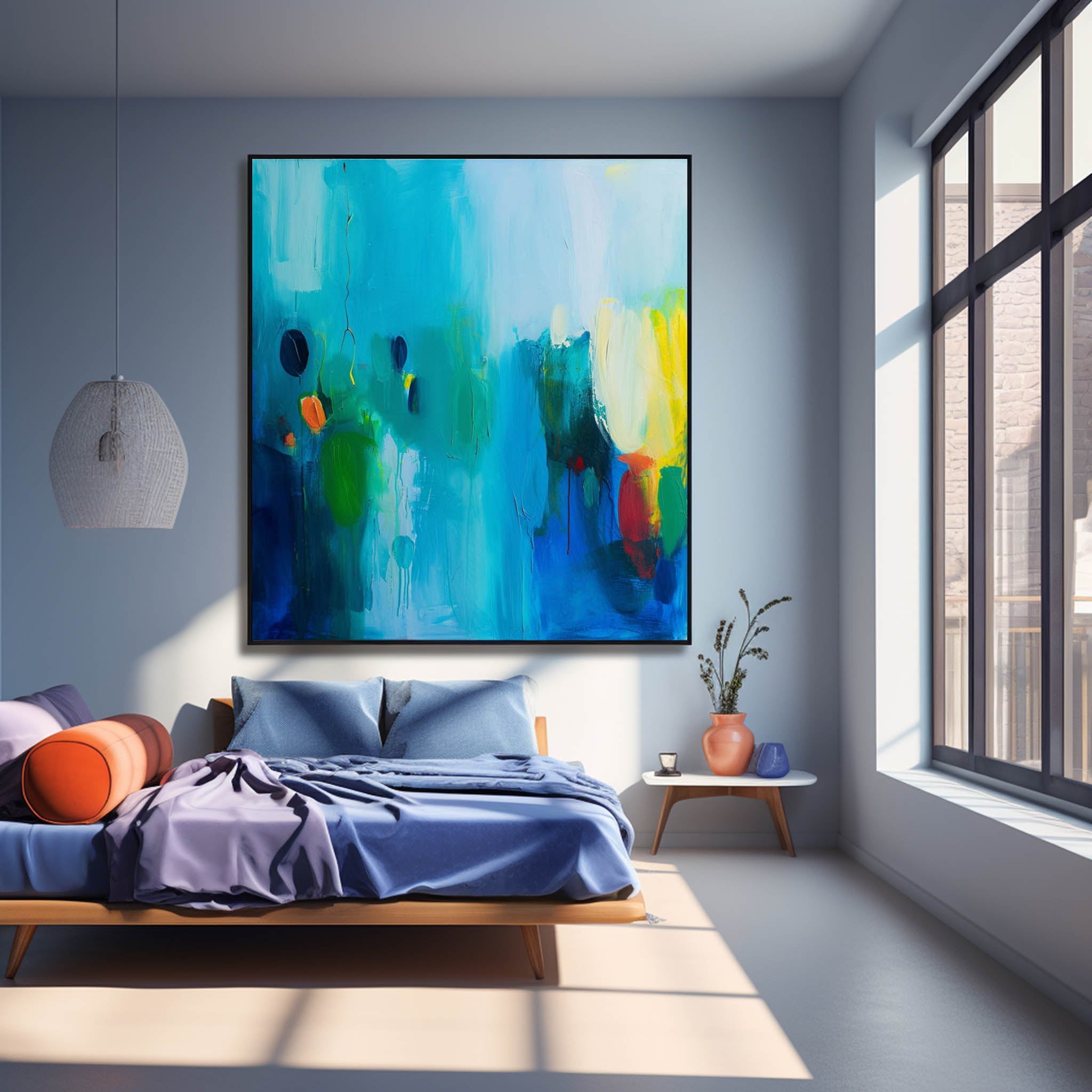 Abstract Canvas Art #AB389
