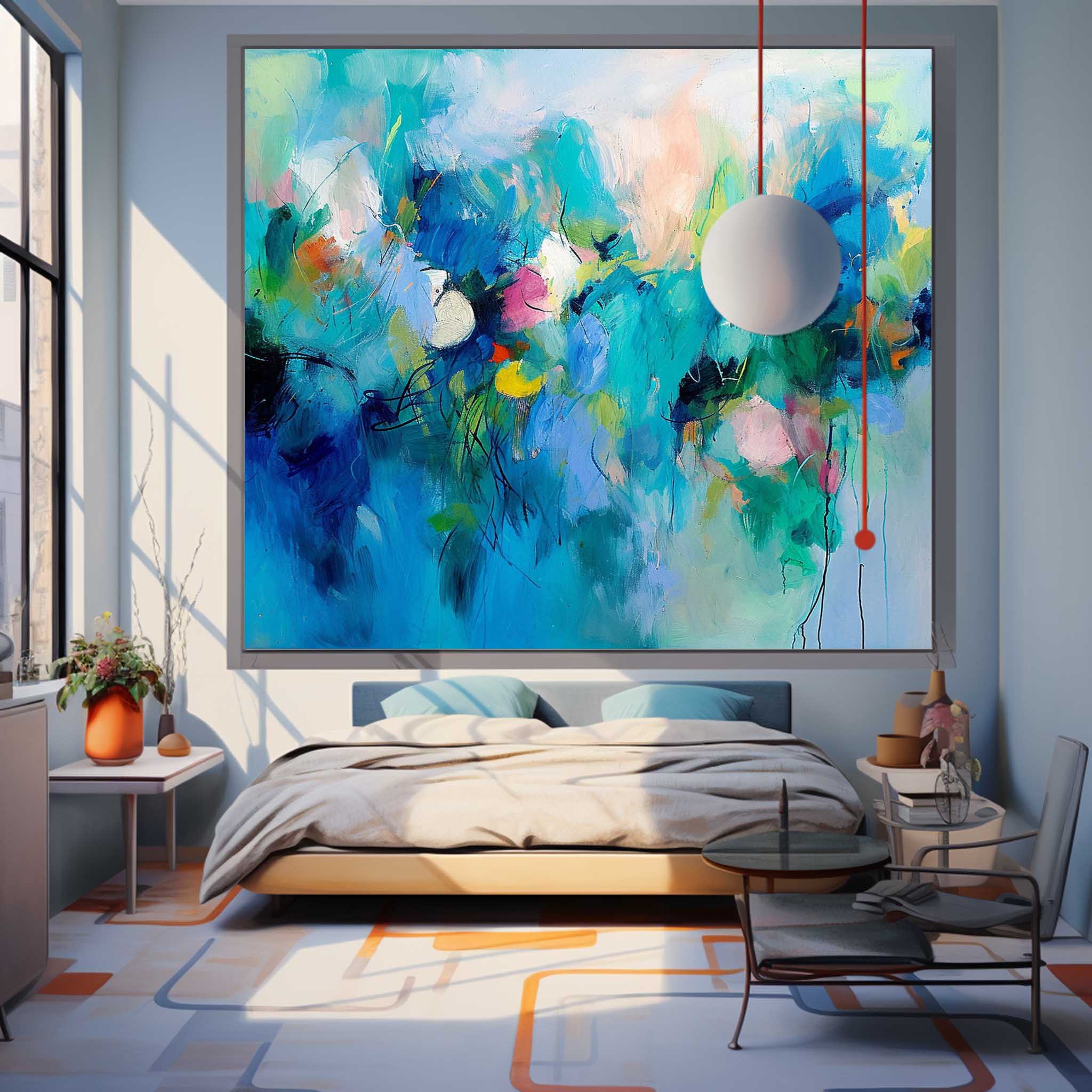 Abstract Canvas Art #AB425
