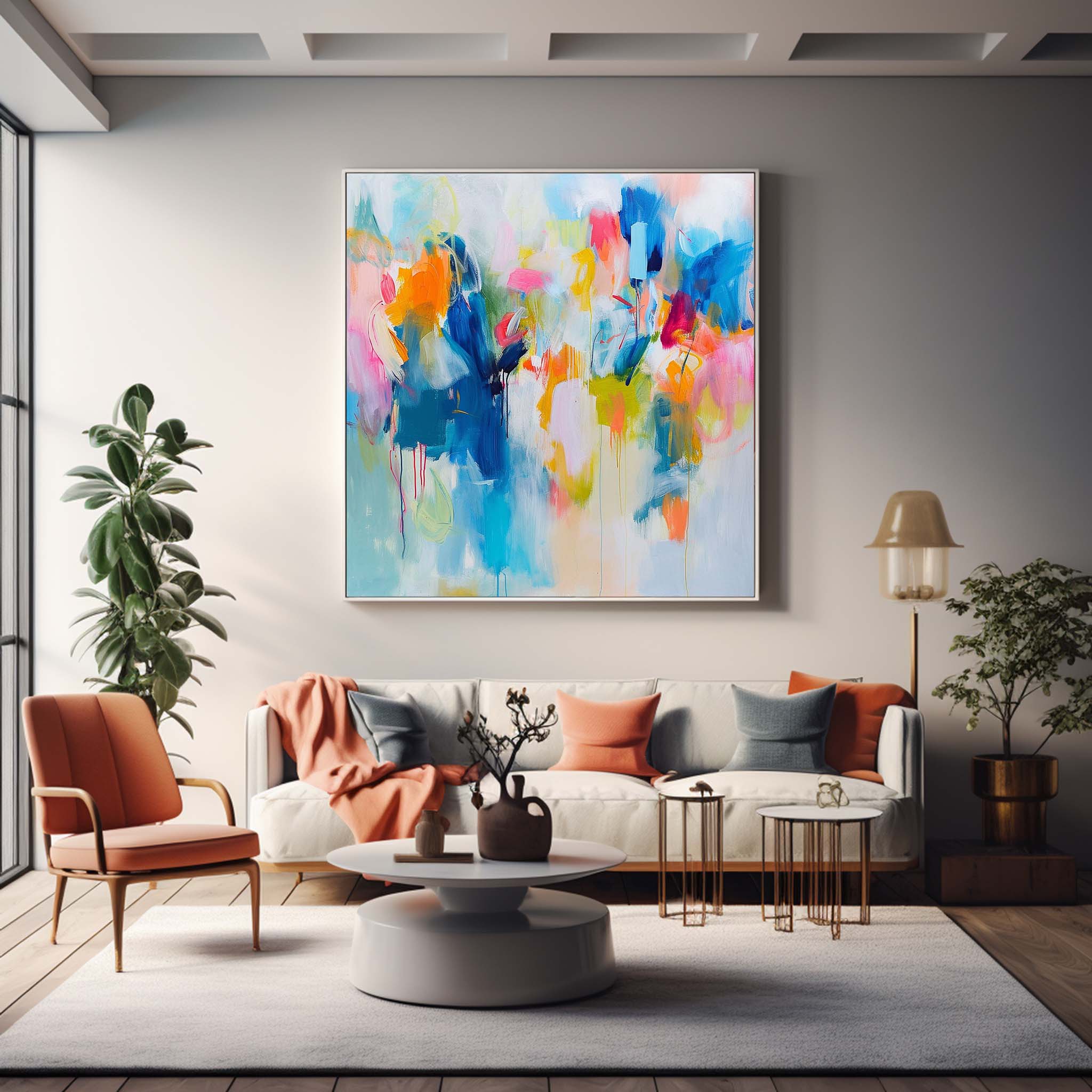 Abstract Canvas Art #AB468