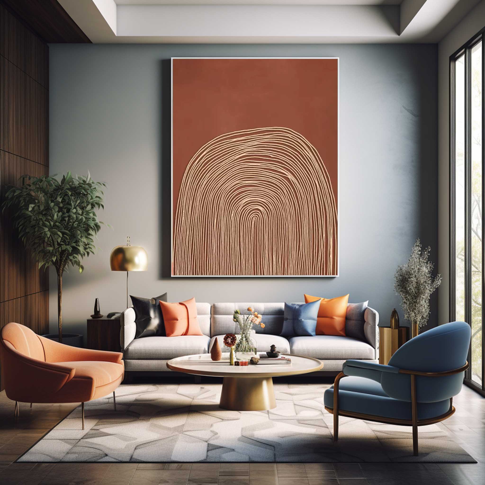 Abstract Canvas Art #AB403