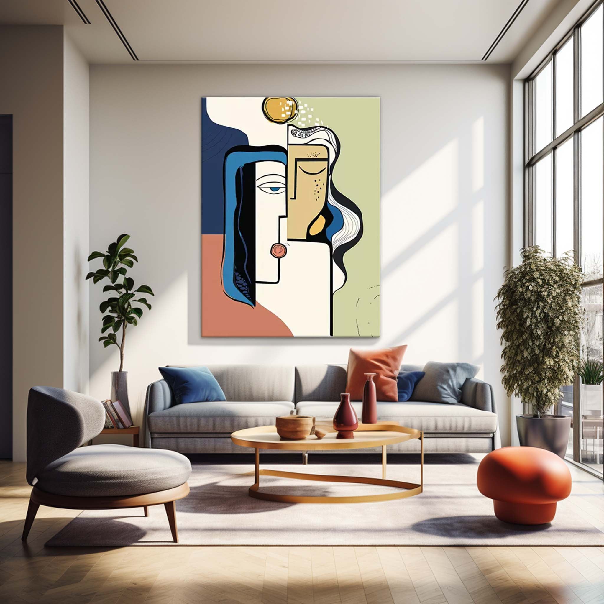 Abstract Canvas Art #AB408