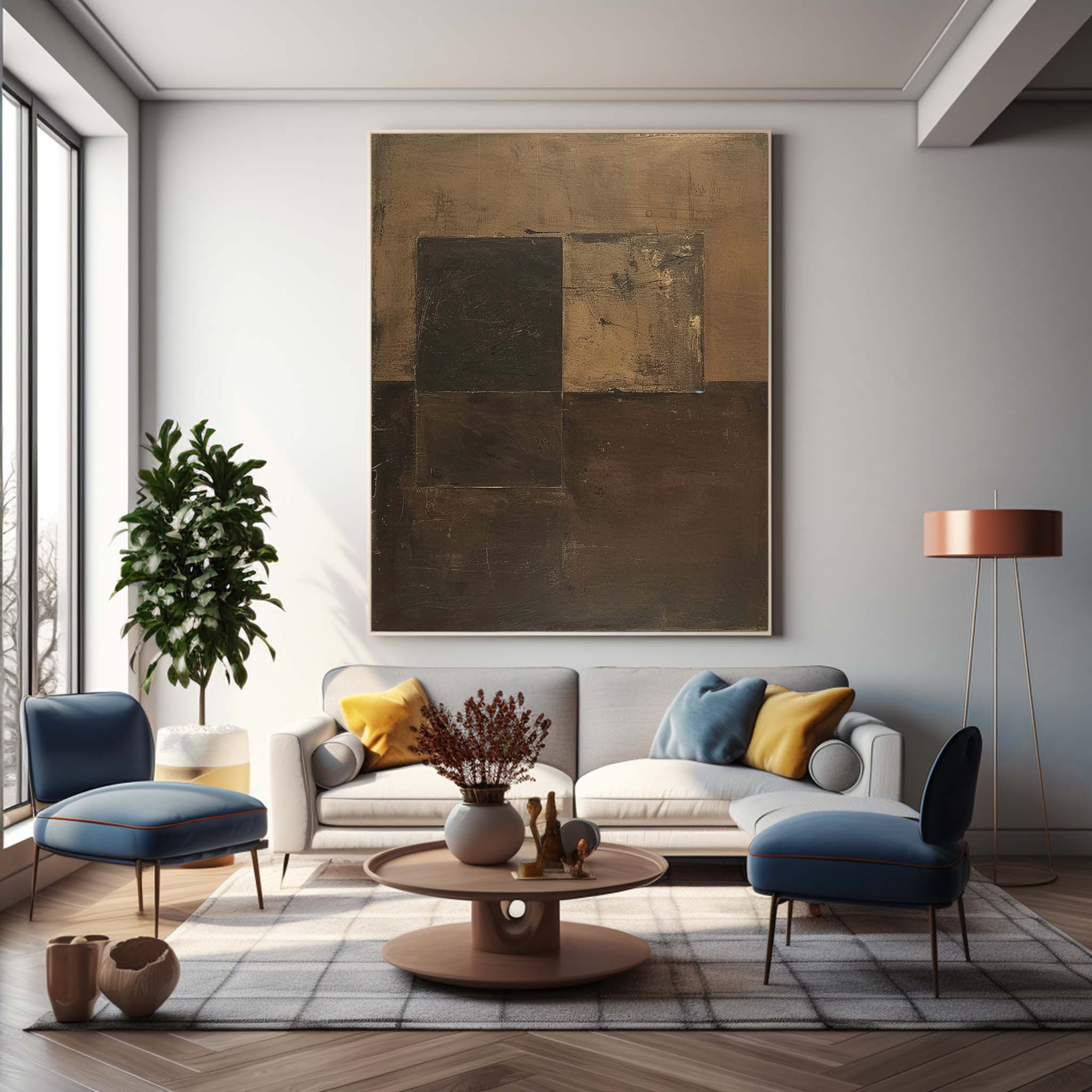 Abstract Canvas Art #AB395