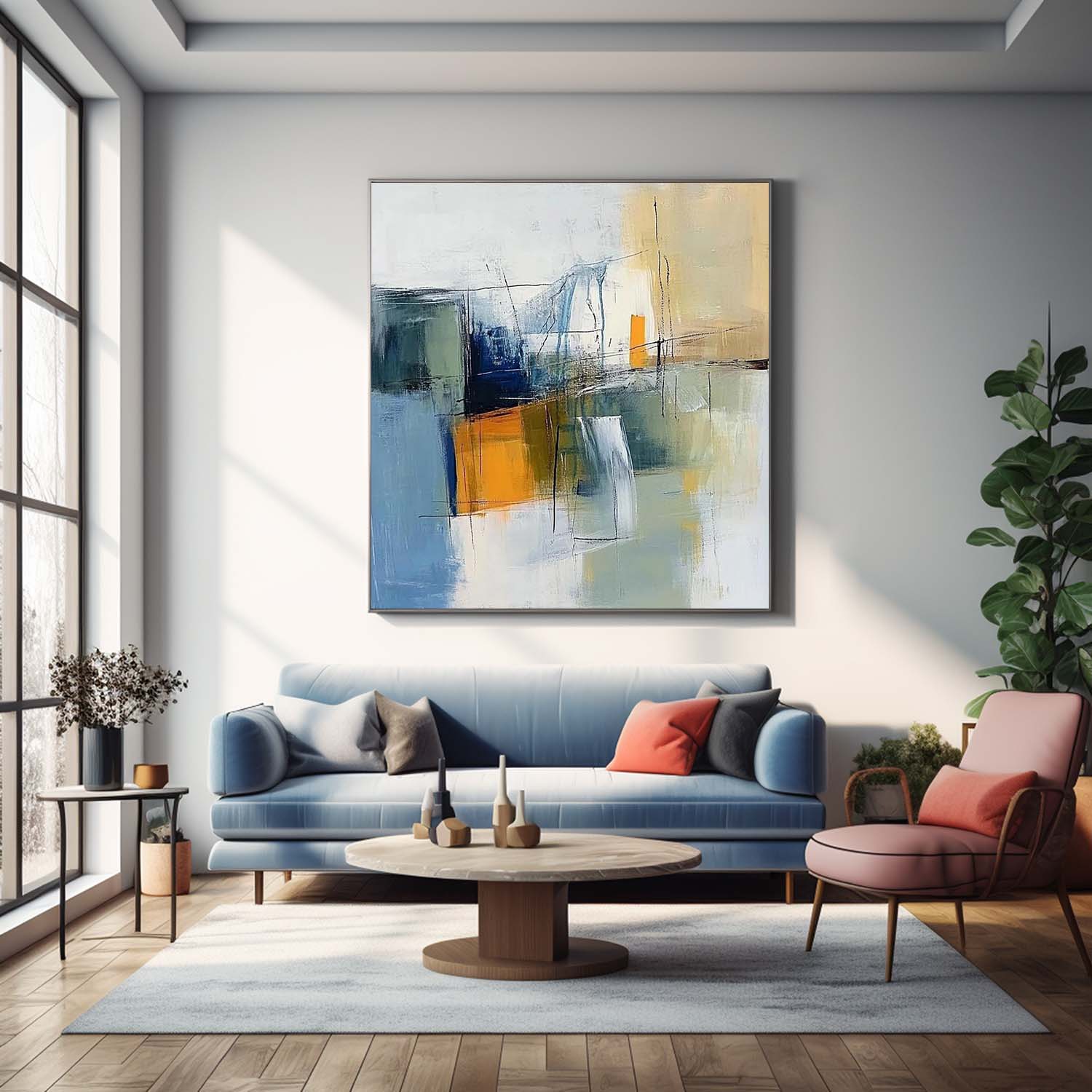 Abstract Canvas Art #AB665