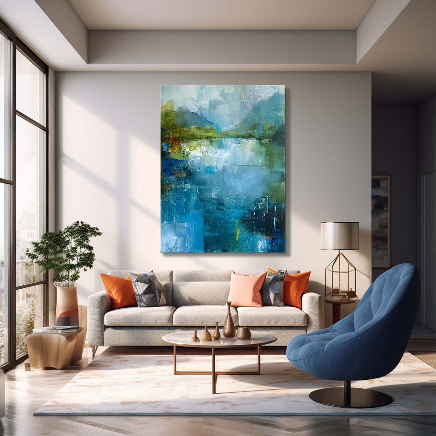 Abstract Canvas Art #AB648