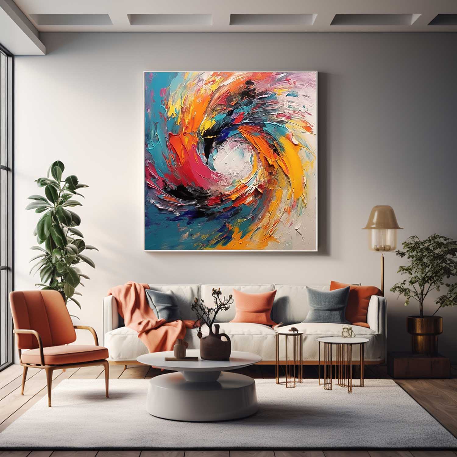 Abstract Canvas Art #AB567