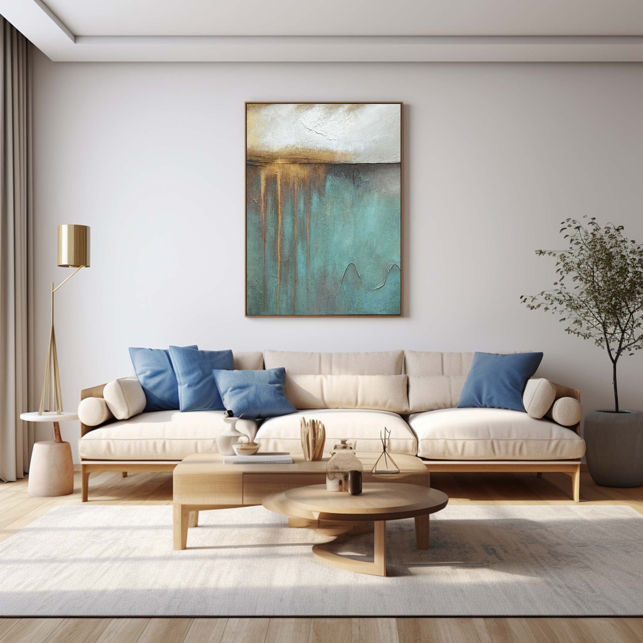 Abstract Canvas Art #AB399