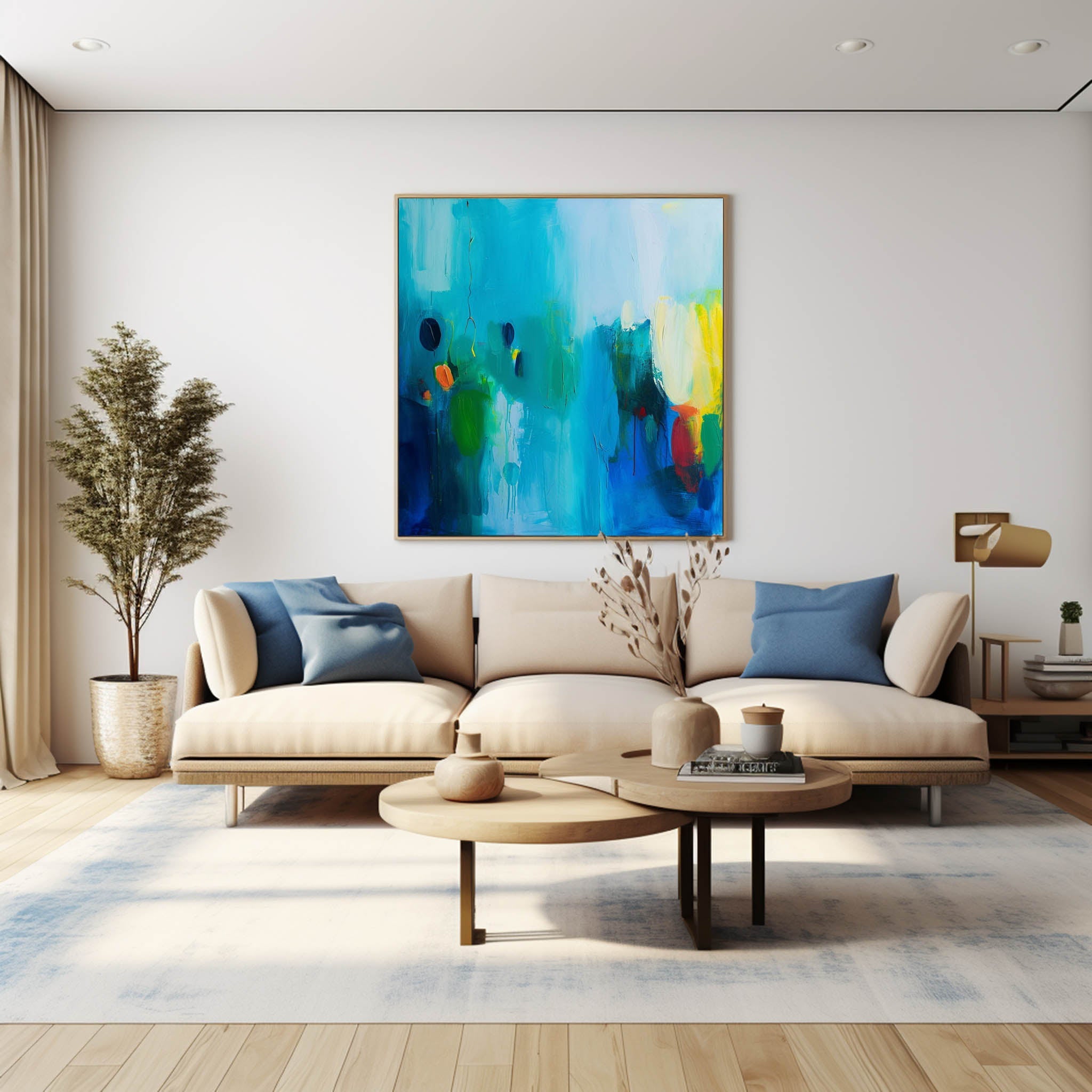 Abstract Canvas Art #AB389