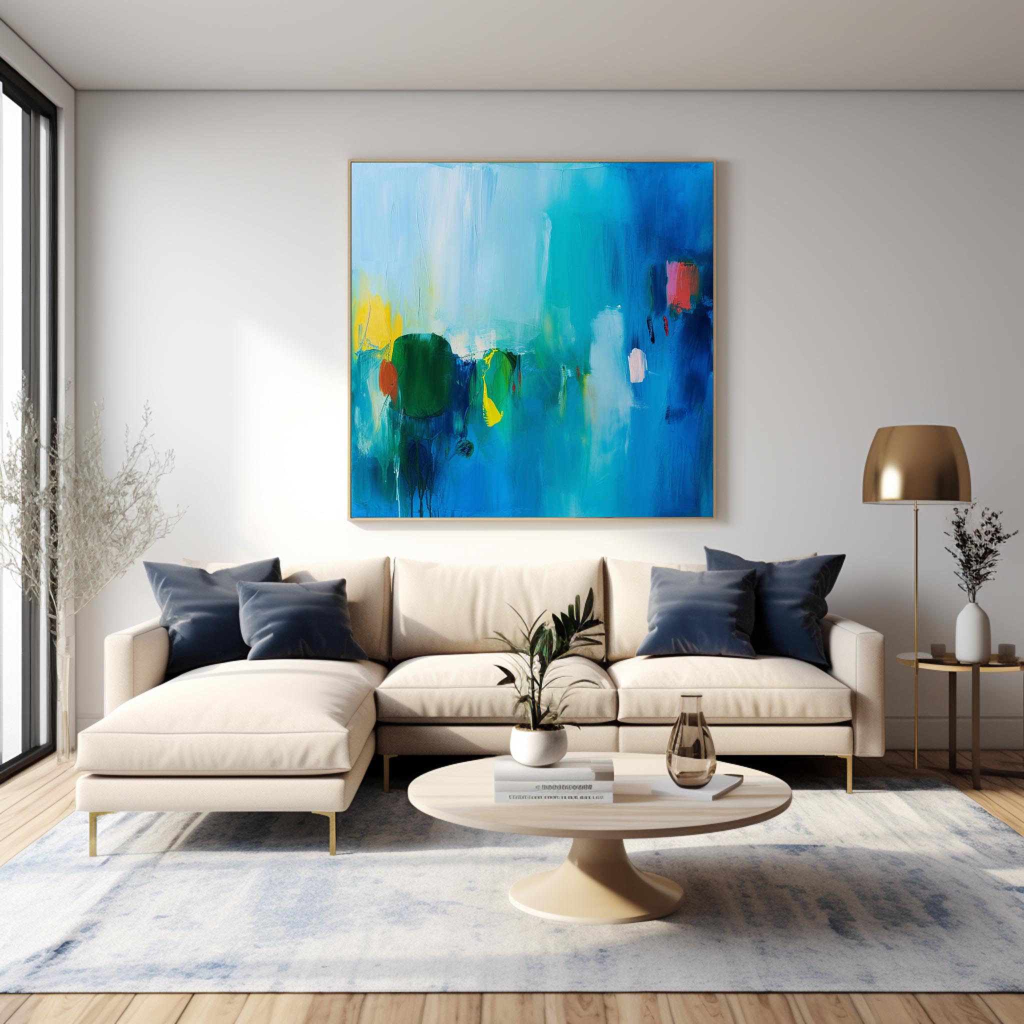 Abstract Canvas Art #AB433