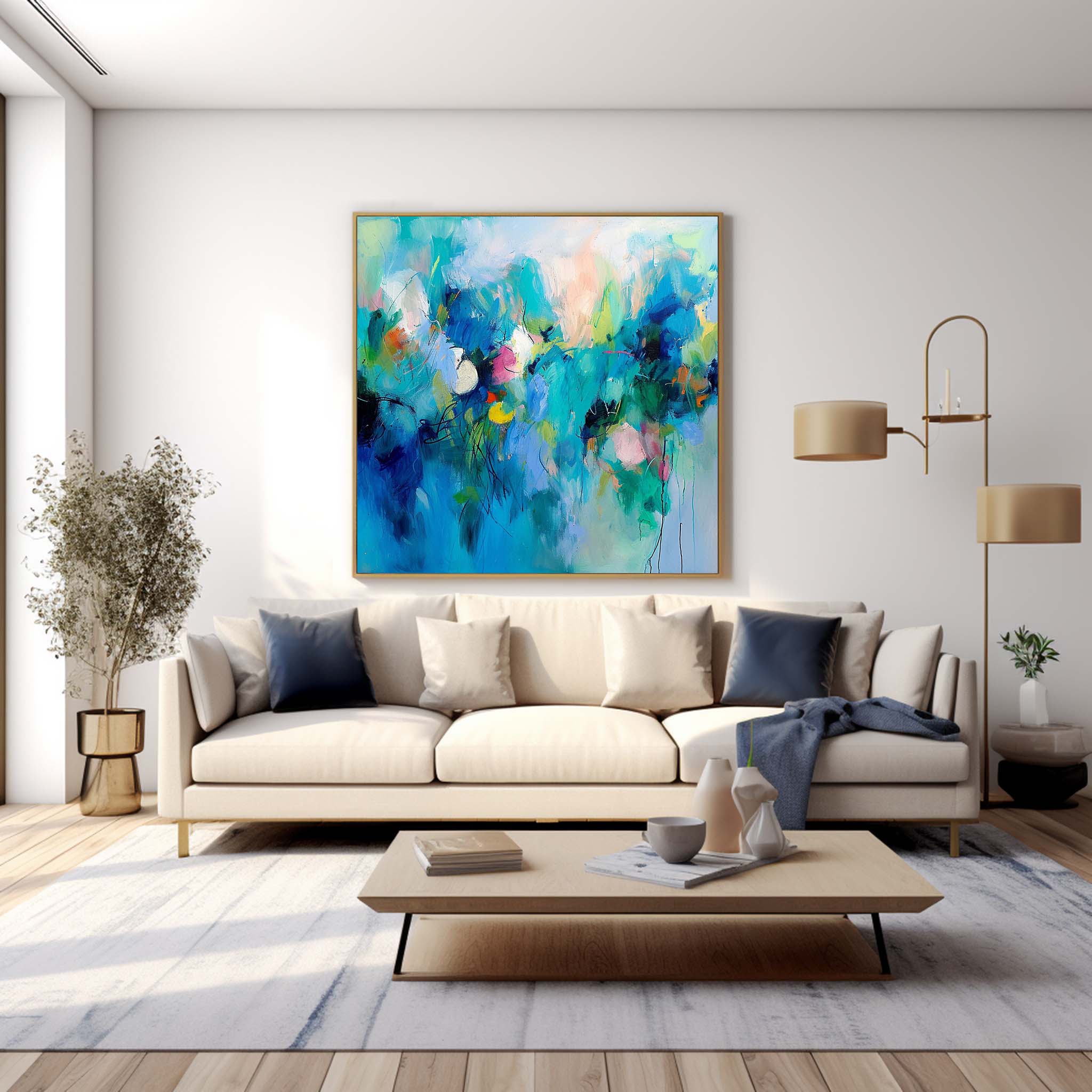 Abstract Canvas Art #AB425