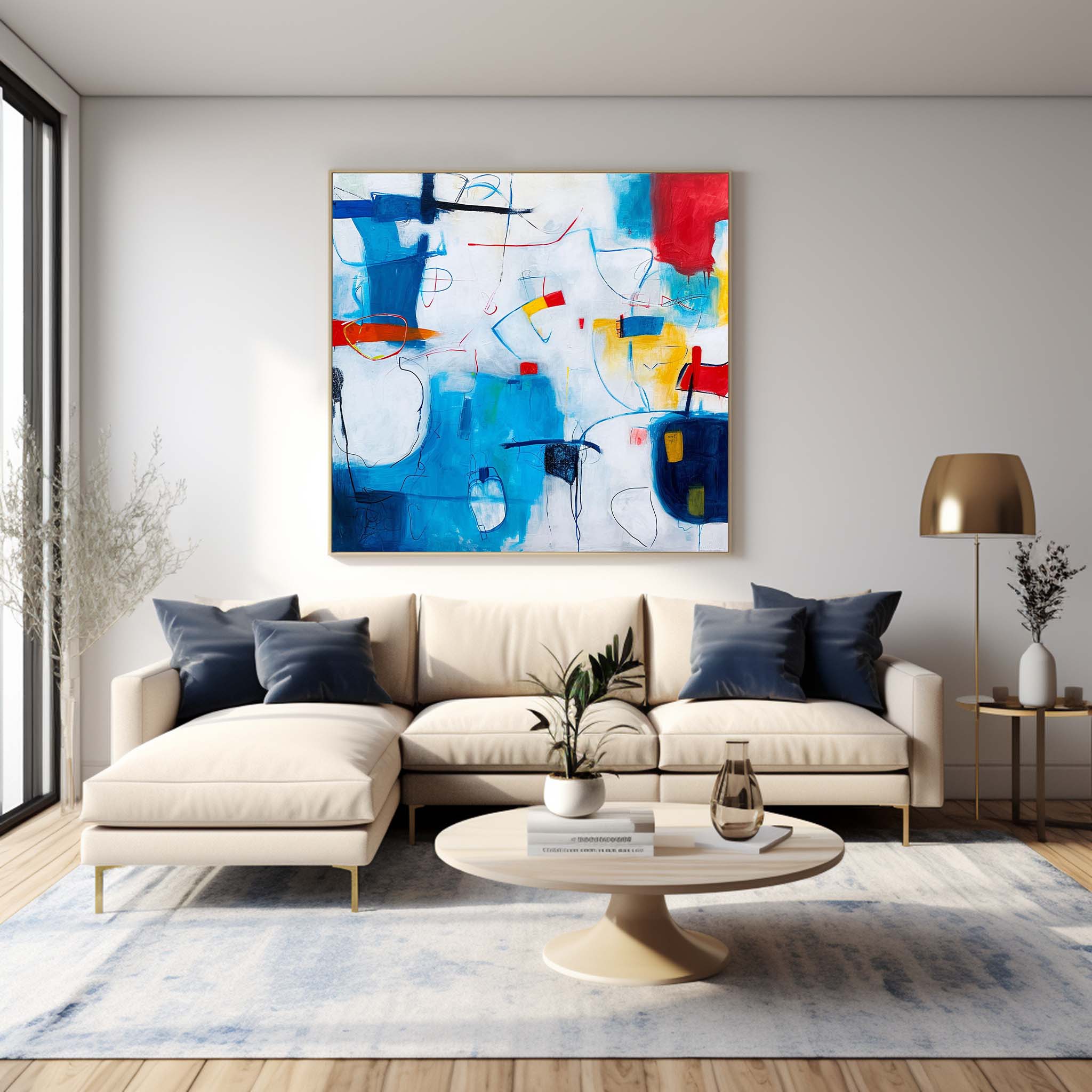 Abstract Canvas Art #AB442