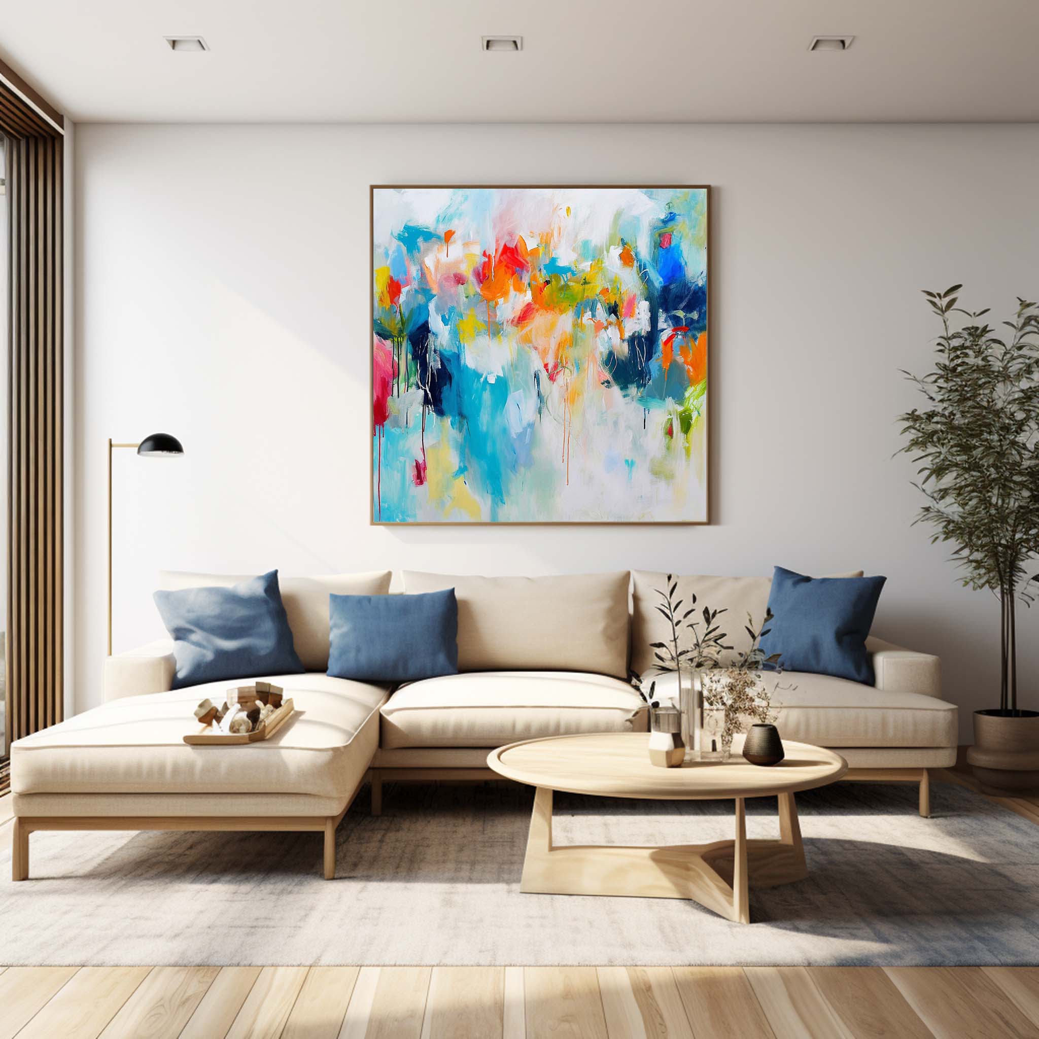 Abstract Canvas Art #AB421