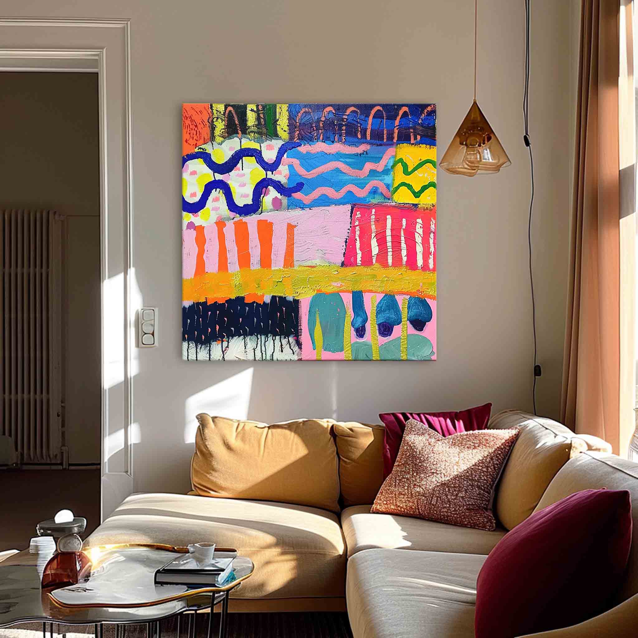 Abstract Canvas Art #AB681
