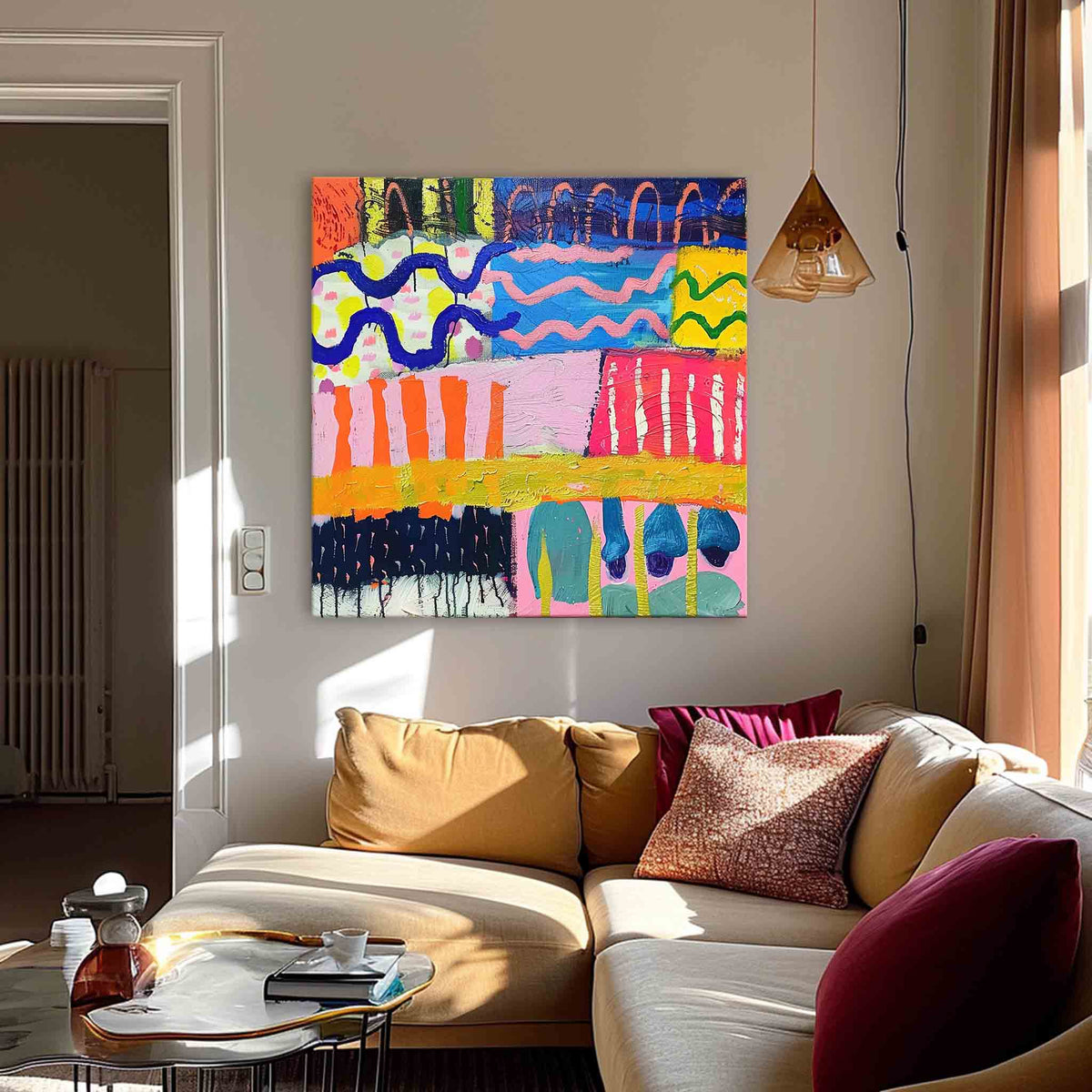 Abstract Canvas Art #AB681