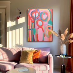 Abstract Canvas Art #AB435