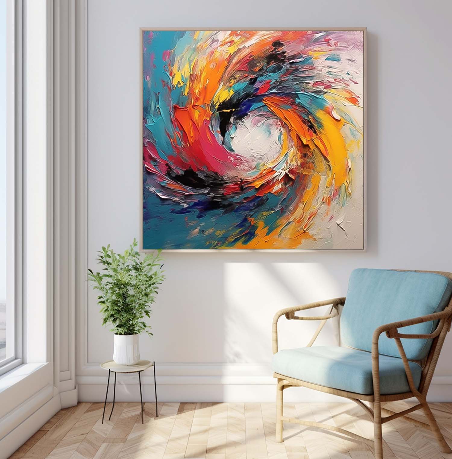 Abstract Canvas Art #AB567