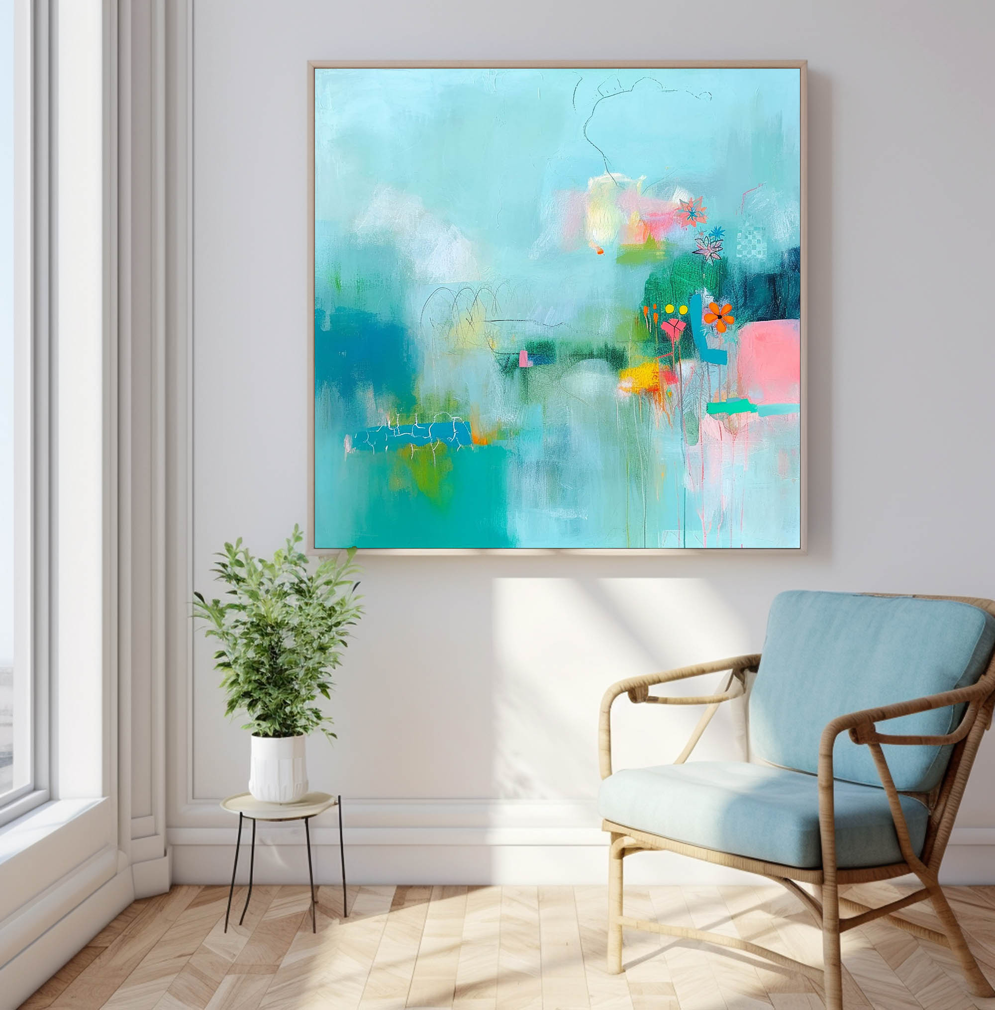 Abstract Canvas Art #AB451