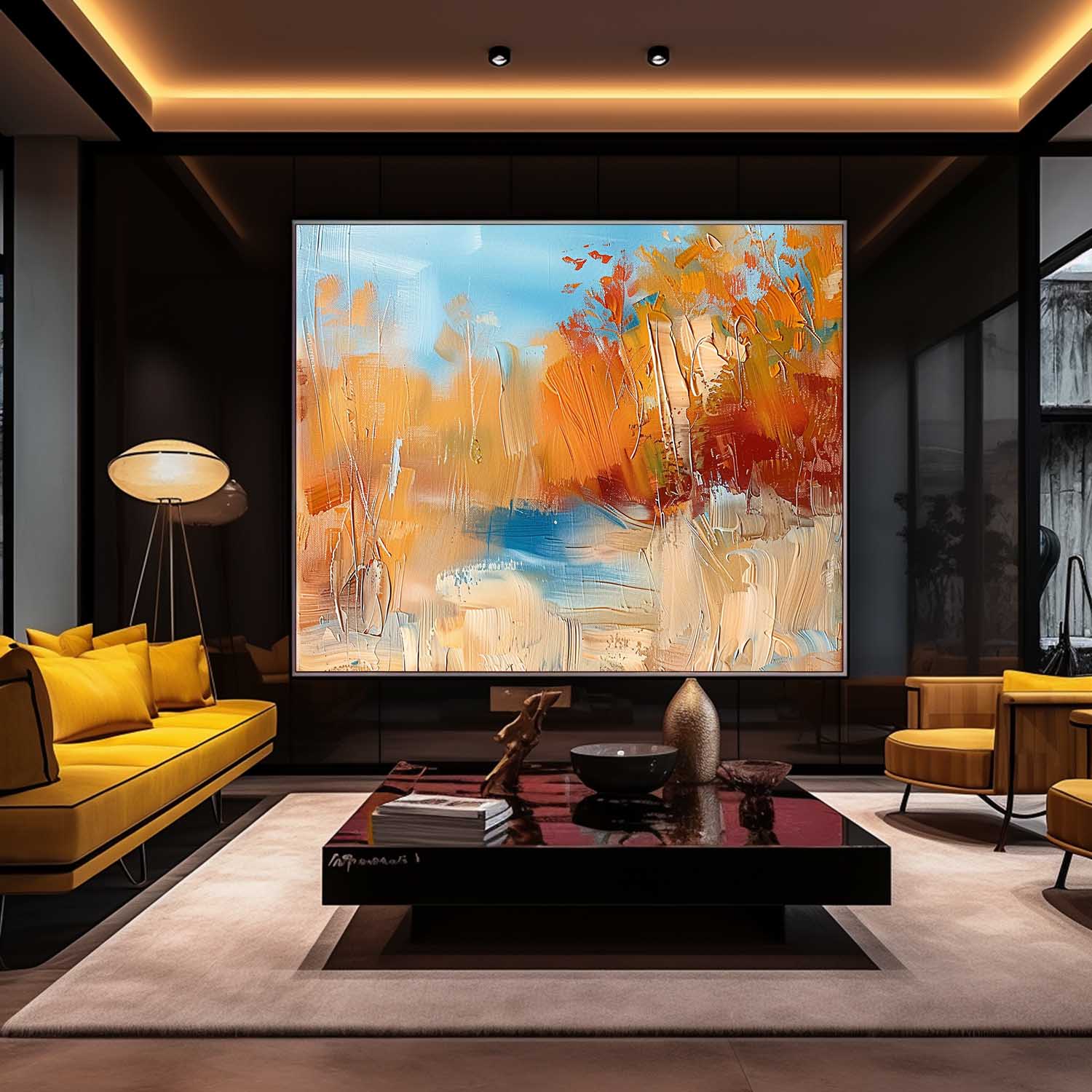 Abstract Canvas Art #AB643