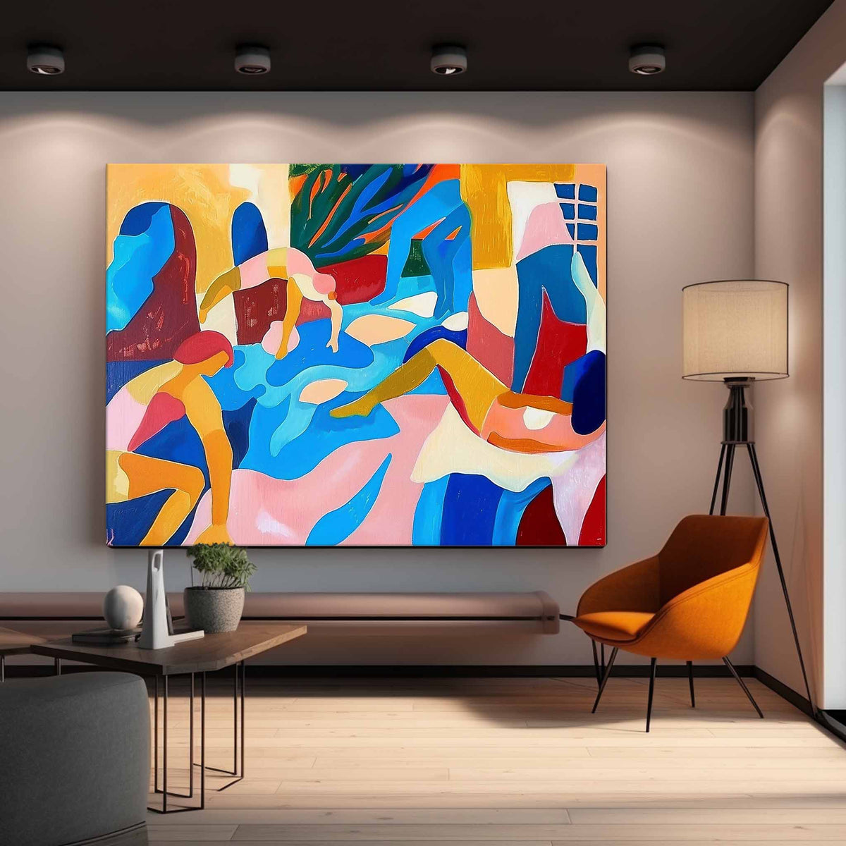 Abstract Canvas Art #AB548