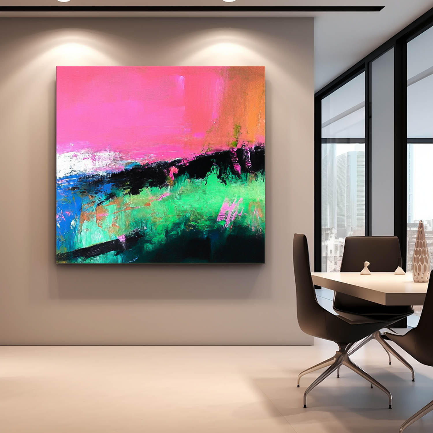 Abstract Canvas Art #AB697