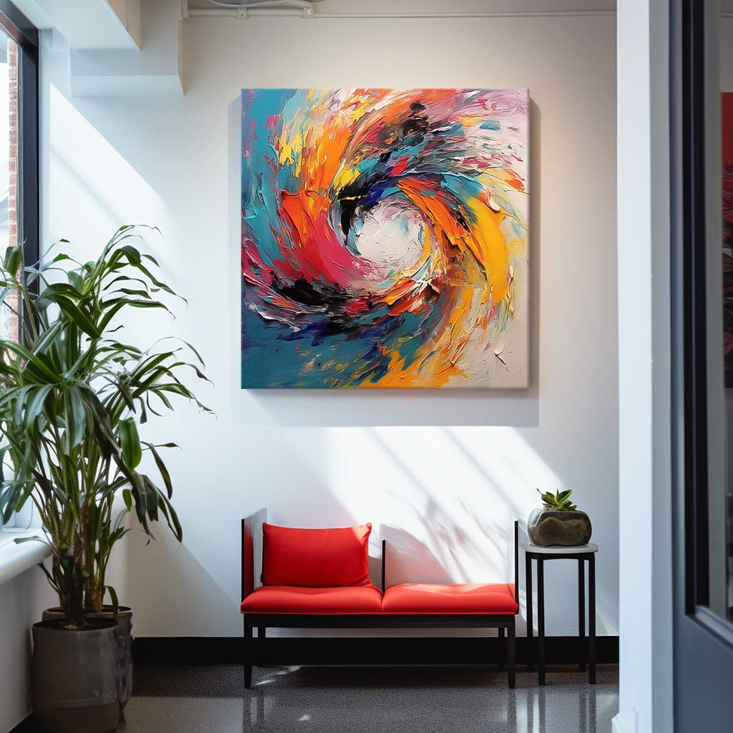 Abstract Canvas Art #AB567