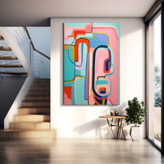 Abstract Canvas Art #AB436