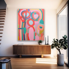 Abstract Canvas Art #AB435