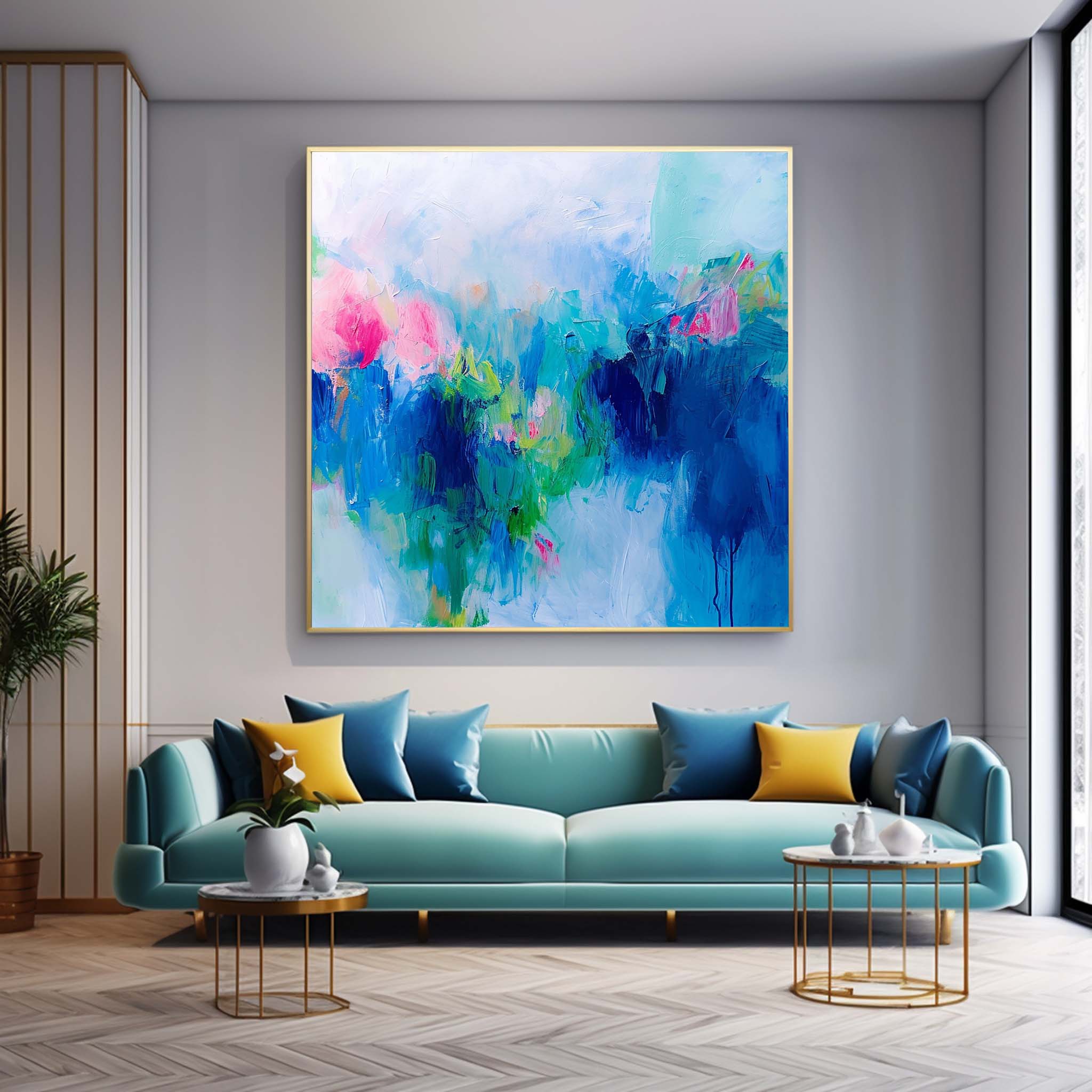 Abstract Canvas Art #AB464