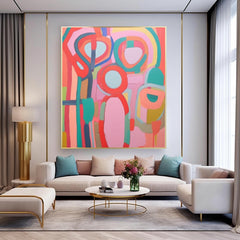 Abstract Canvas Art #AB435