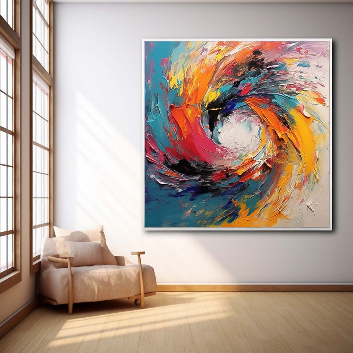 Abstract Canvas Art #AB567